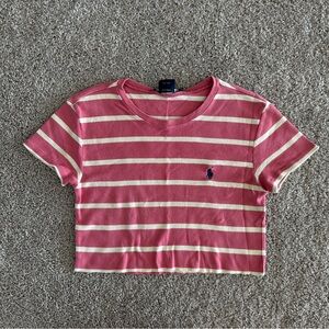 Ralph Lauren Sport stripe crop top